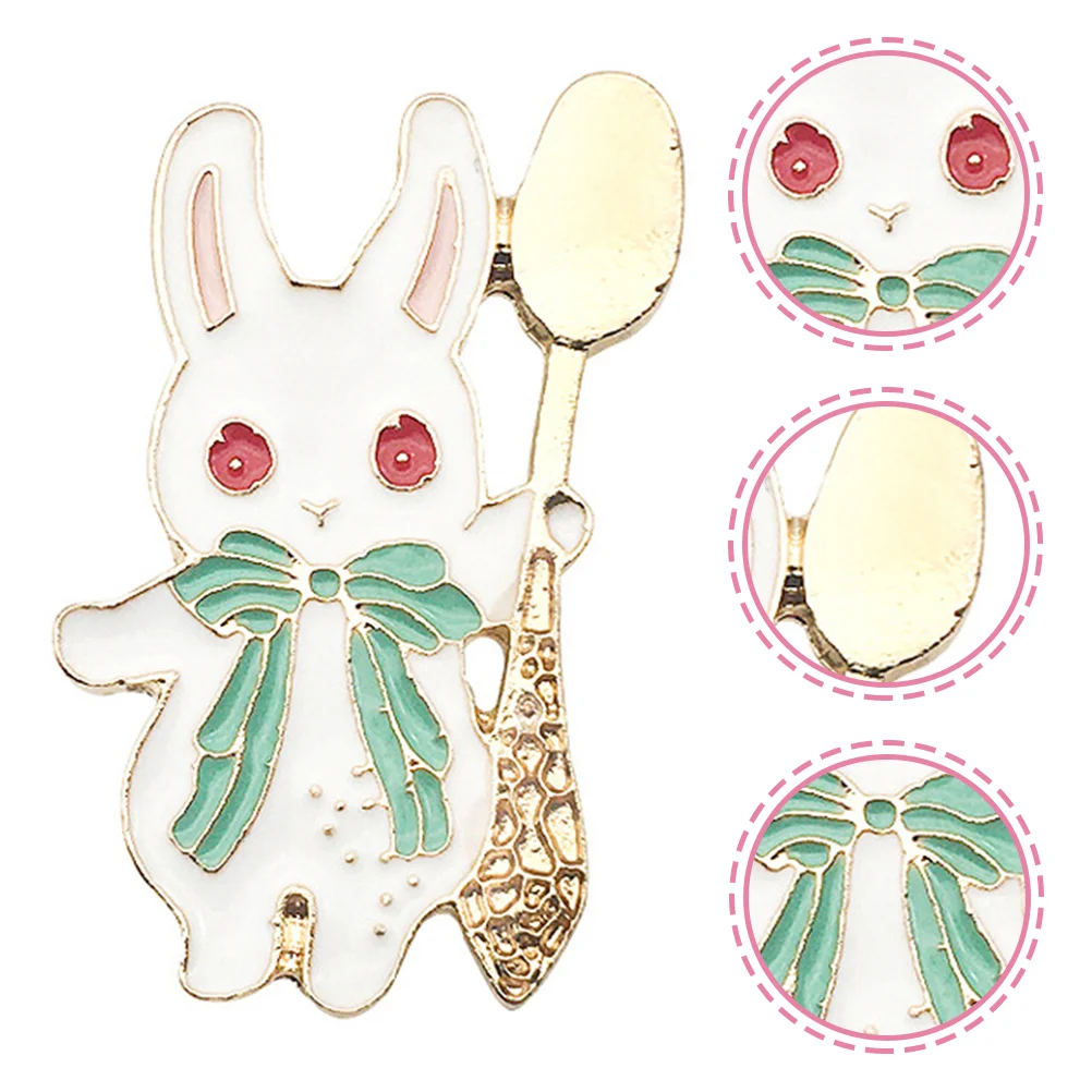 

Brooch Pinbunnygift Clothes Lapel Animal Cartoon Rabbitclips Gifts Collar Brooches Jewelry Easter Christmas Corsage Holiday