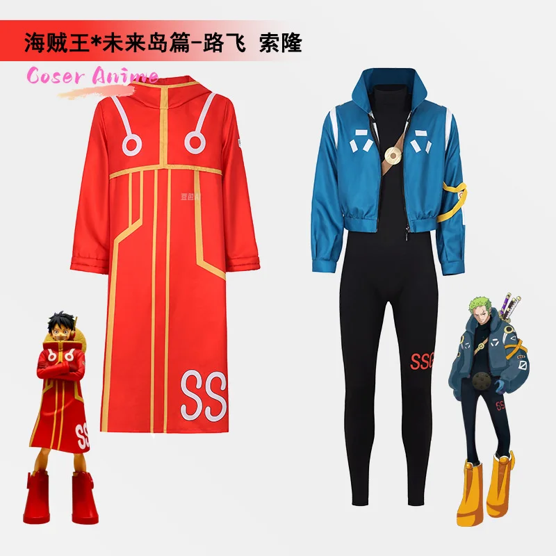 Костюм ONE PIECE Monkey D. Luffy Roronoa Zoro для косплея