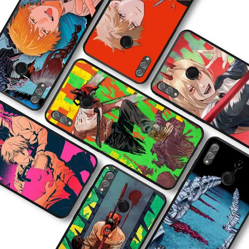 

Anime Chainsaw Man Phone Case for Huawei Honor 10 i 8X C 5A 20 9 10 30 lite pro Voew 10 20 V30