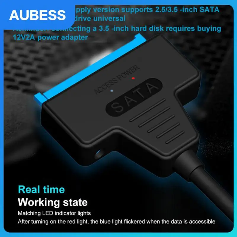 

Drive Adapter Line With Dc Power Supply 2.5-inch Mechanical Solid State Drive Adapter Line Usb3.0 To Sata Intelligent Sleep 2023