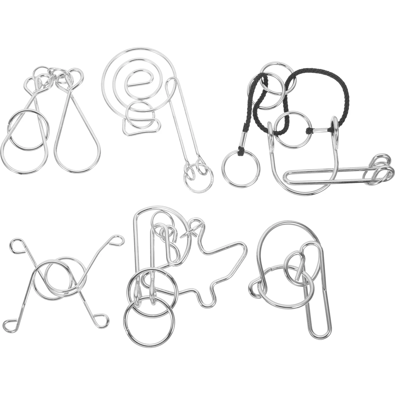 

Mingsuo Children Plaything Disentanglement Puzzles Game Kids Training Toy Unlocking Toys Mental Buckle Adult Educational
