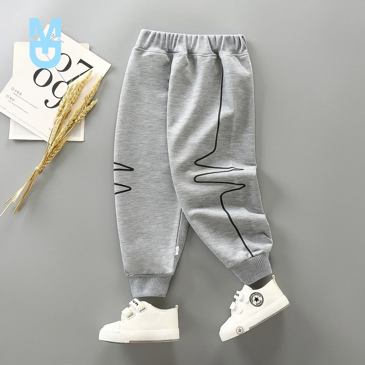 

New Children's Sweatpants 2022 Autumn Winter Baby Boys Girls Guard Pants Toddler Kids Cotton Casual Long Pants Infant Trousers