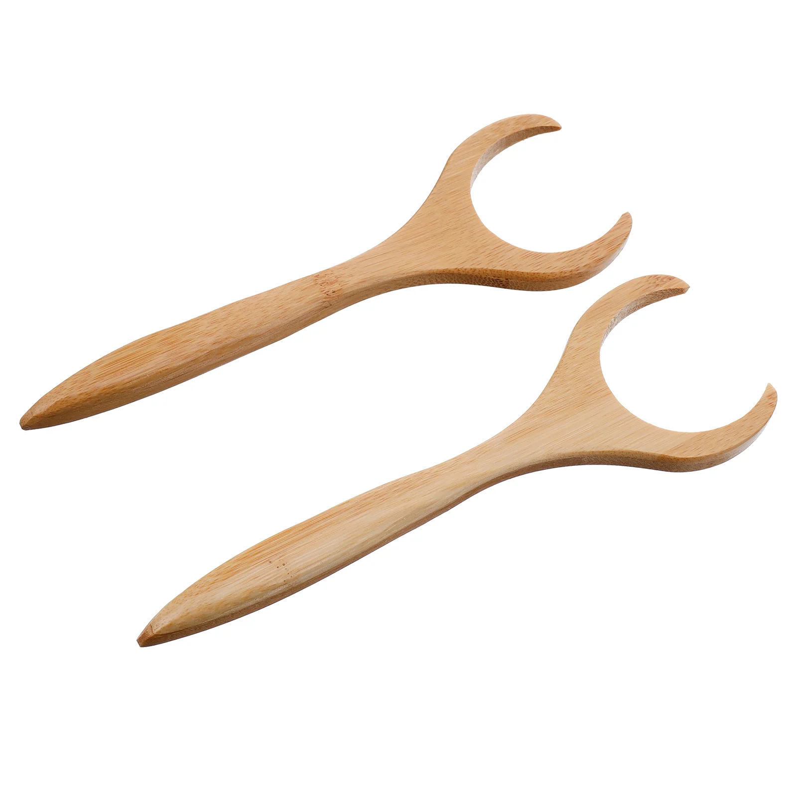 

2 Pcs Professional Tea Cup Forks Bamboo Anti-scald Cup Fork Bamboo Teaware