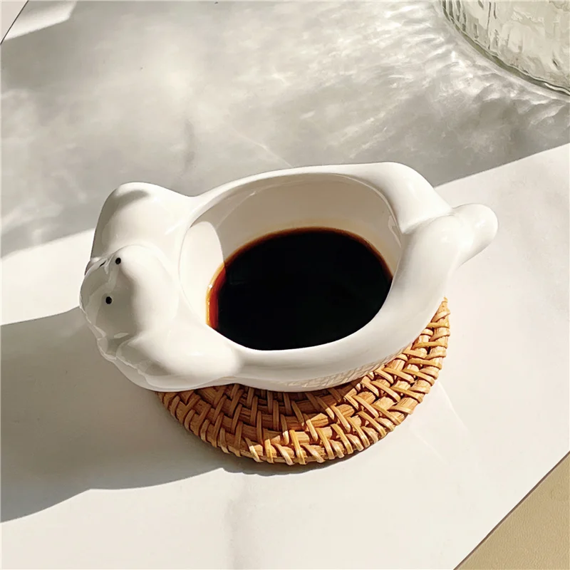 

Керамическая миска-медведь oeoeo