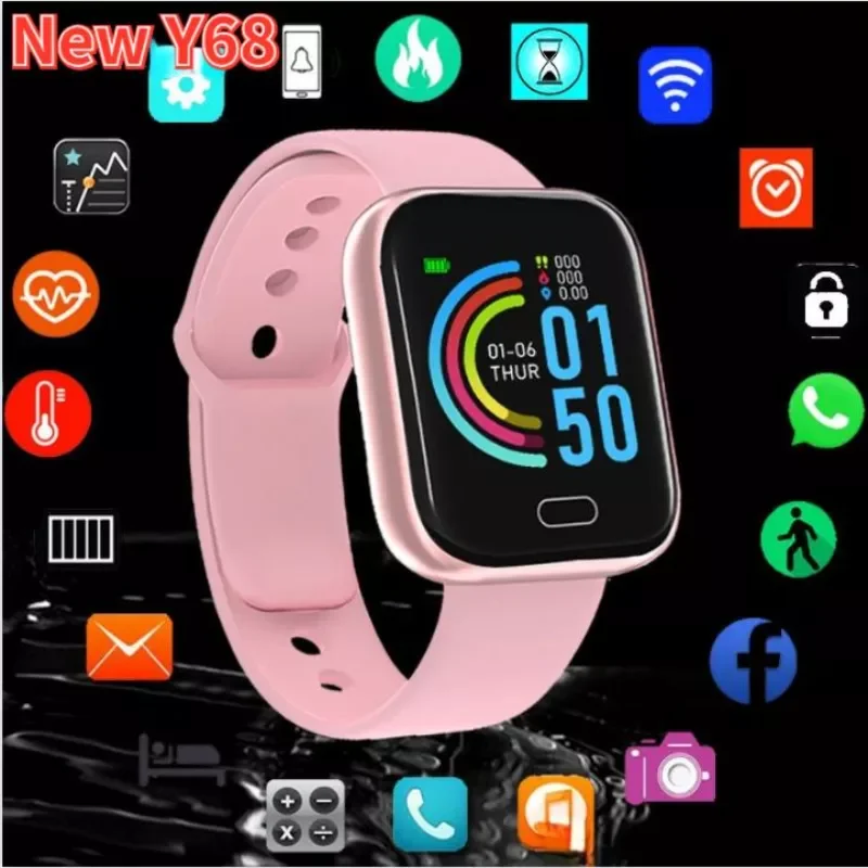 

New bluetooth Women's Sport smart watch Man Heart Rate Blood Pressure Fitness Tracker Digital Watches for men women kids Clock