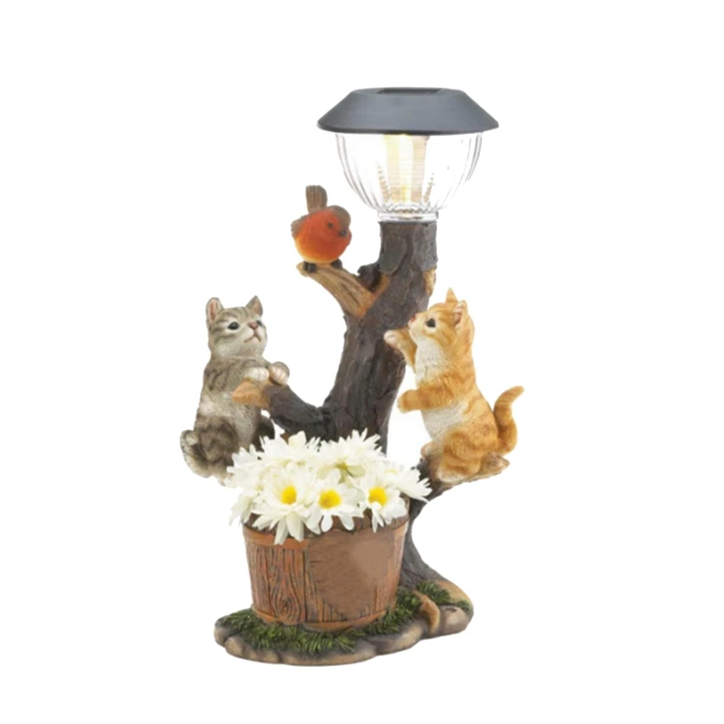 

Garden Statue Solar Garden Decoration Outdoor Decoration Light Resin Statue Solar Light Welcome Light Solar Garden Decoration