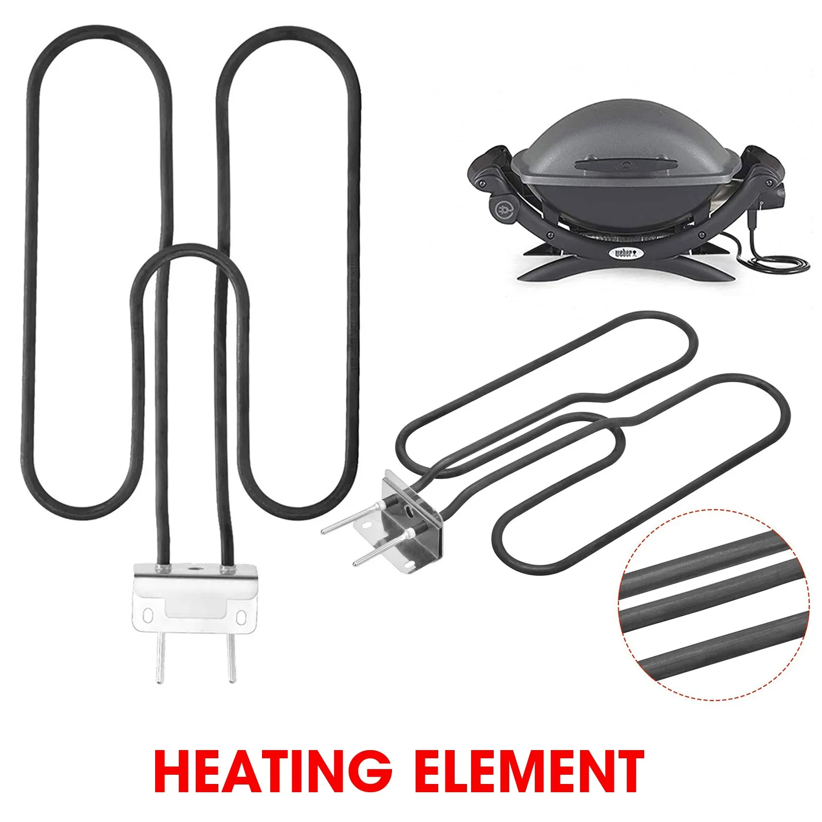 Для Weber 80342 80343 65620 Q140 Q1400 нагревательный элемент заменяет 80342