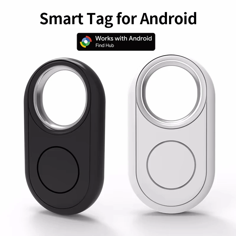 Фото Трекер для устройств Samsung с поддержкой Android через приложение Google Find My, глобальный GPS-локатор, защита от потери, умный брелок №1