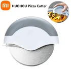 Нож для пиццы Xiaomi HUOHOU, нож для торта из нержавеющей стали, колесные ножницы для пиццы, кухонные инструменты для выпечки пиццы, Пирогов, вафель