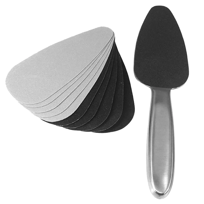 

Черный Рашпиль для ног, пилка для твердой омертвевшей кожи, средство для удаления мозолей, профессиональные инструменты для педикюра, пилка...