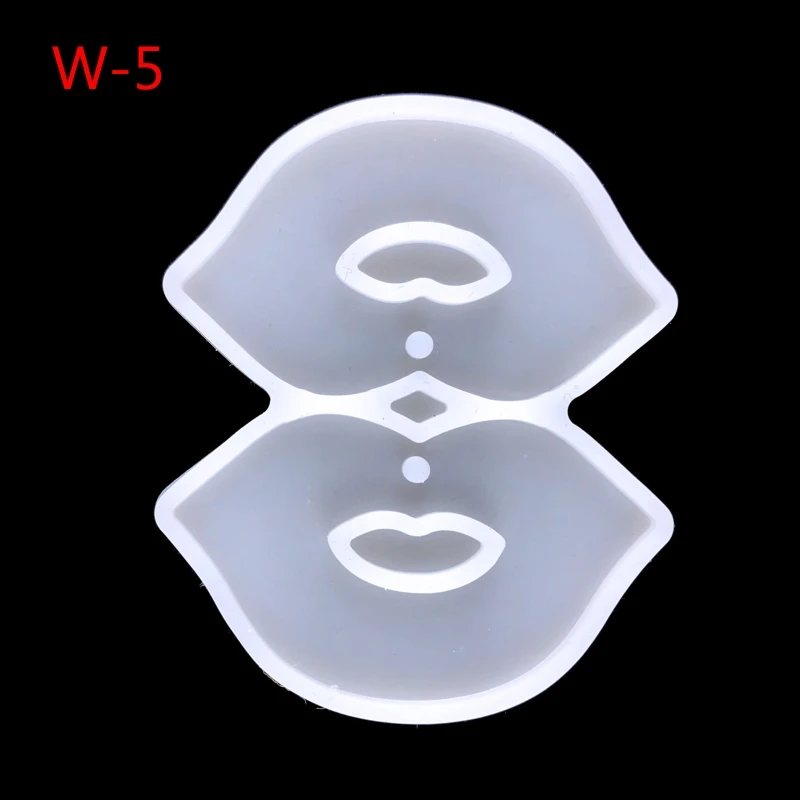 Женская силиконовая форма для брелока с отверстиями женская подвеска подарка на