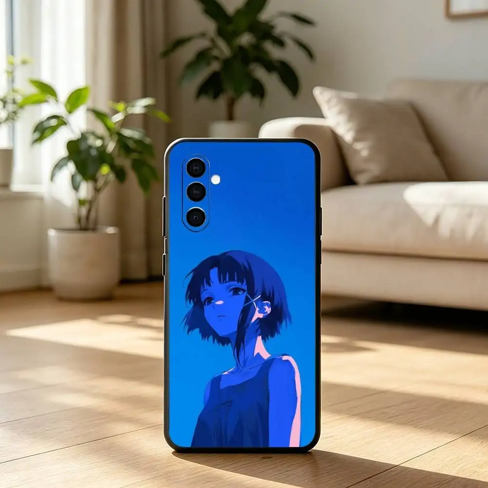 Чехол для телефона Anime S-Serial Experiments L-Lain, черный, силиконовый, мягкий, для Samsung Galaxy A73, A72, A71, A70, A53, A52, A51 (art.: 3920db135b89e) - 3920db135b89e