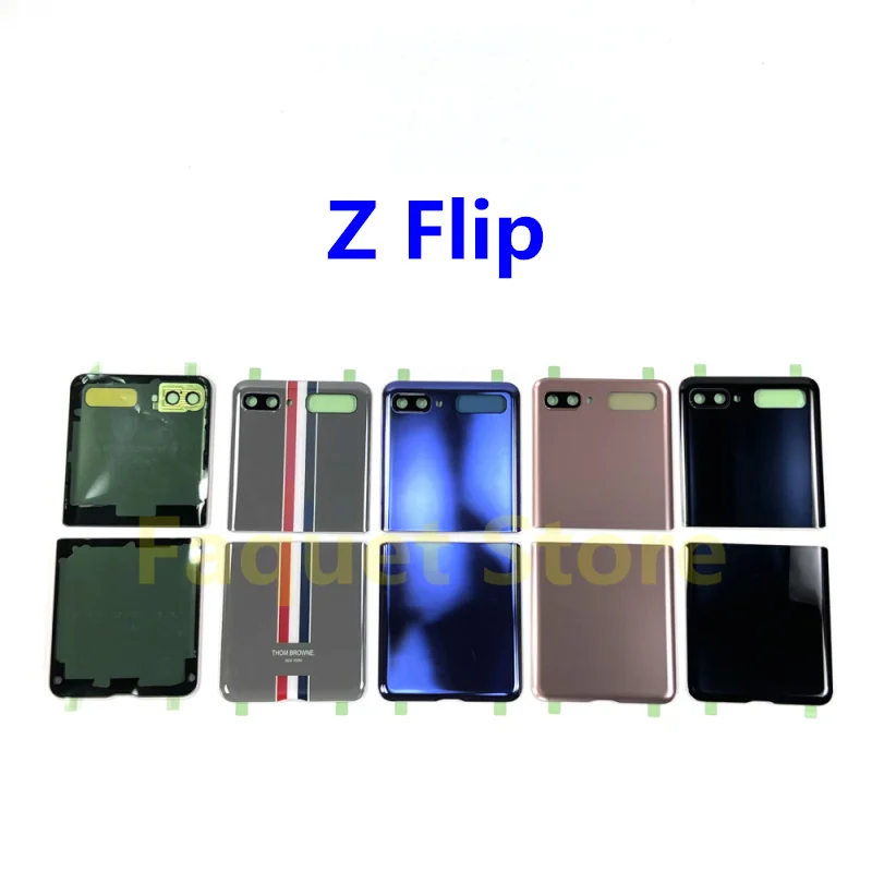 

Новое оригинальное заднее стекло для Samsung Galaxy Z Flip 4G фотоверсия F707 F700 заднее стекло Корпус Крышка батарейного отсека Запасная часть