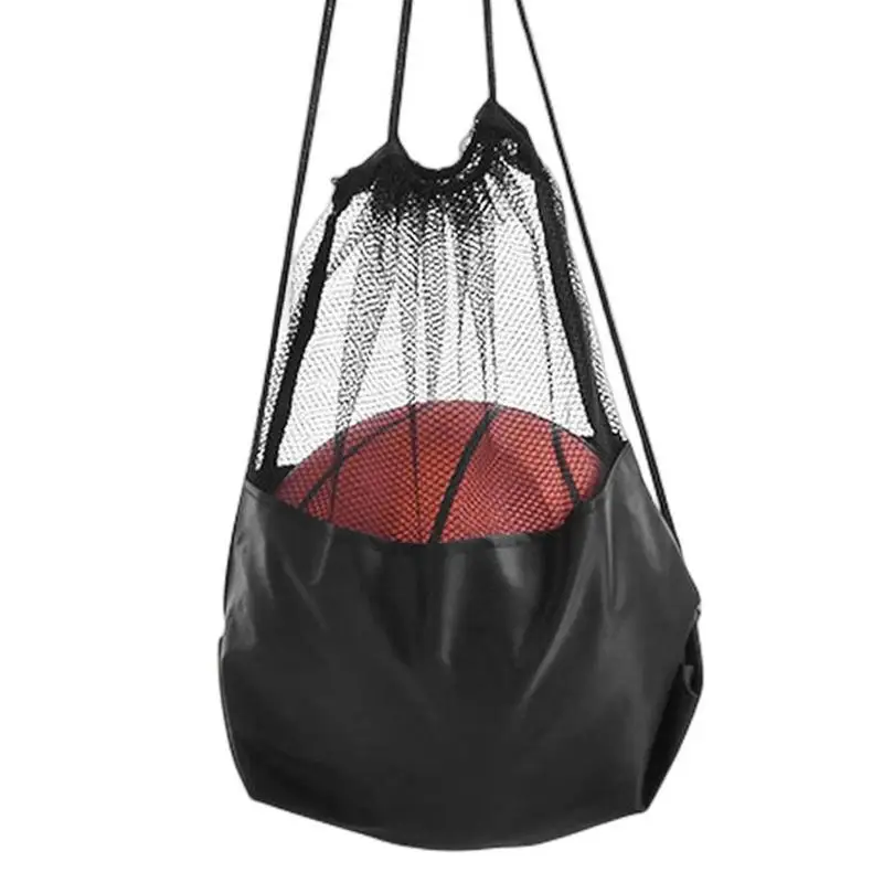 

Mesh Ball Bag Basketball Ball Pouches Mesh Bag With Adjustable Shoulder Strap Ball Bags For Football Volleyball Gym Sports