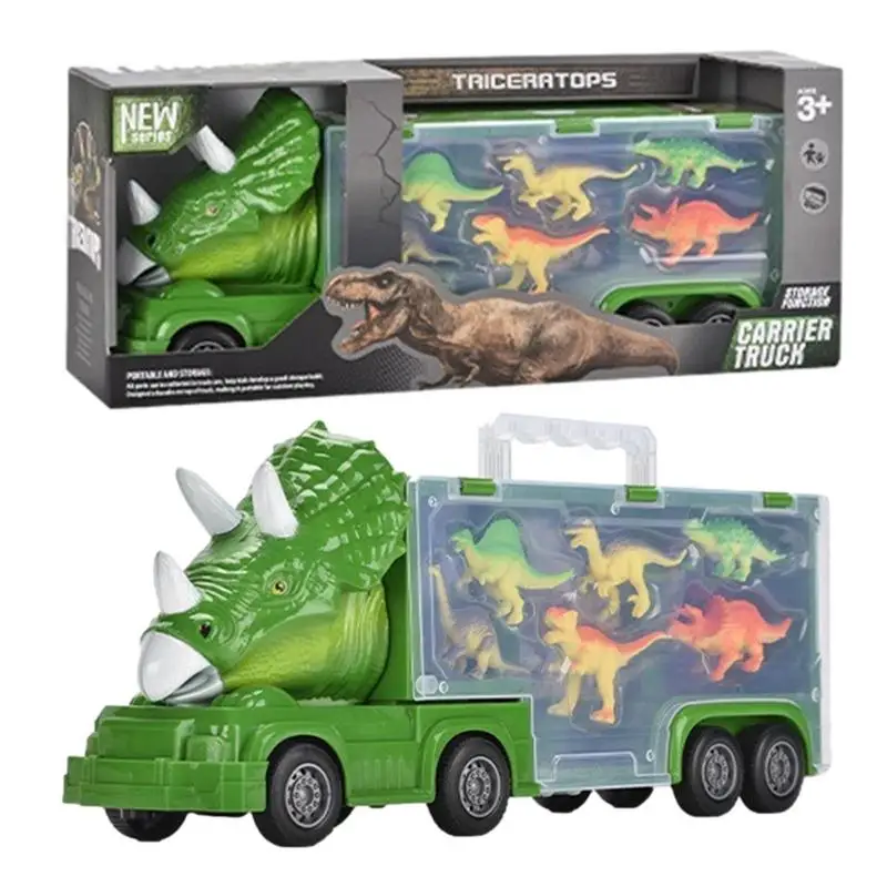 

Dinosaur Transport Truck Playset Cute Robot Dinosaur Truck Vehicles Car Kids Toys Robot Dinosaur Truck Vehicles Cute Dinosaur