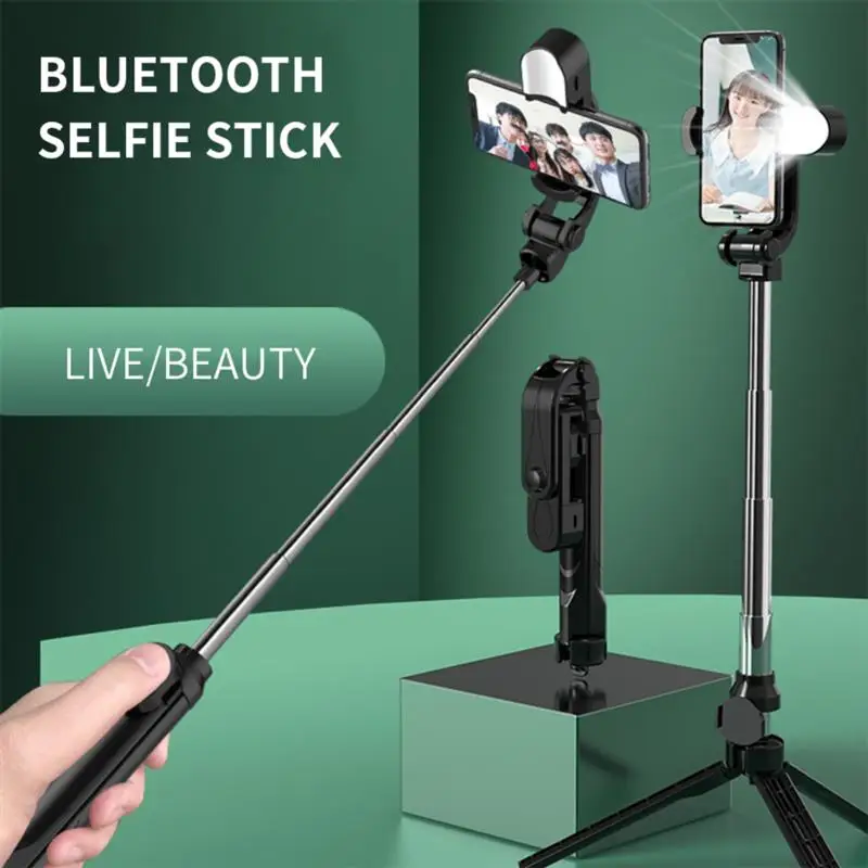 

Live Streaming Smartphone Tripod Holder Bluetooth Telescopic Selfie Stick Mobile Phone Selfie Stick