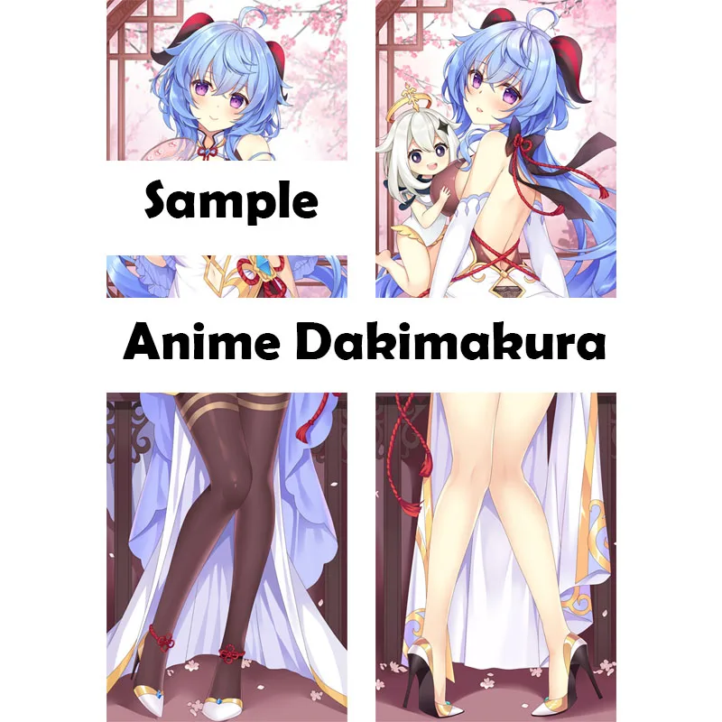 

Аниме игра Genshin Impact Ganyu сексуальный косплей дакимакура уайфу обнимающая Наволочка на все тело Otaku Сделай Сам индивидуальное постельное бель...