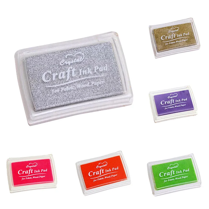 1 шт. бумажная подложка для резиновых штампов чернильная Подложка разных цветов