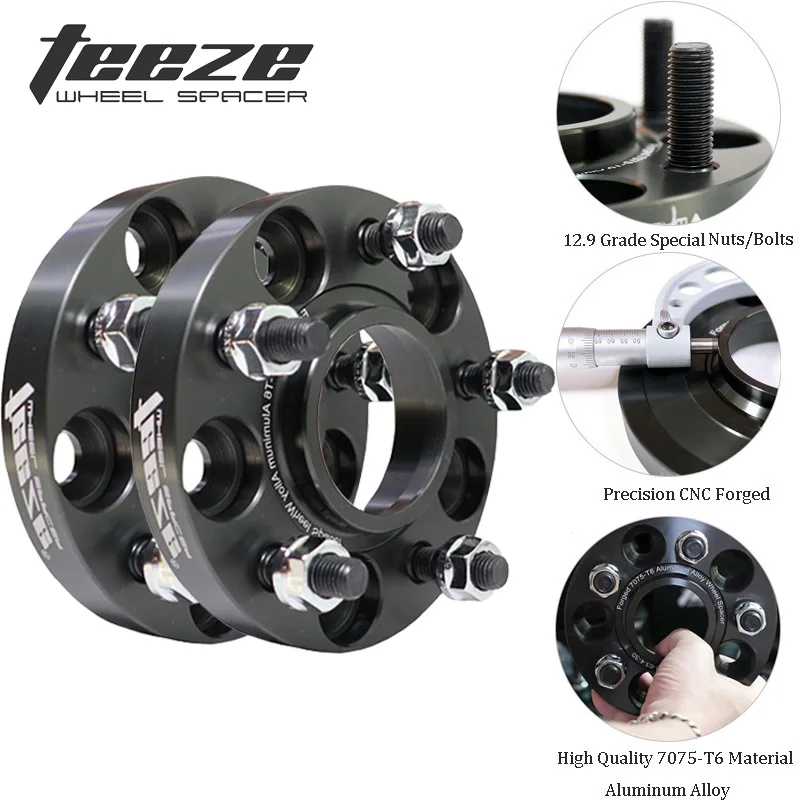 

2 Pieces 7075-T6 Wheel Spacers 5x112 CB 66.6mm Rims adapters For Mercedes-maybach S-Class Forged Aluminum Alloy