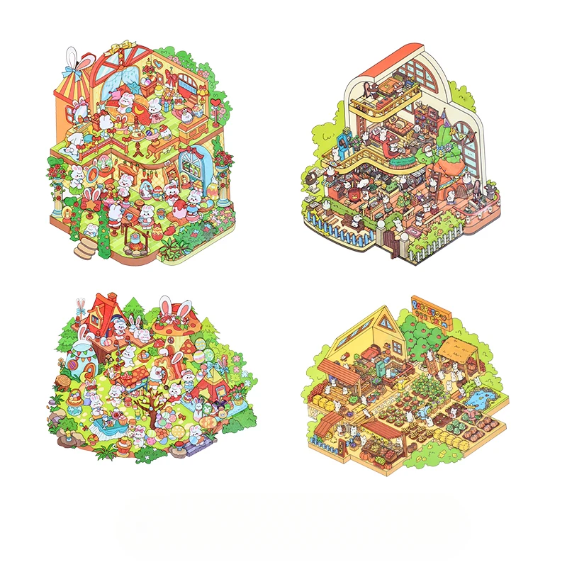 

Миниатюрные пасхальные наклейки QUSE