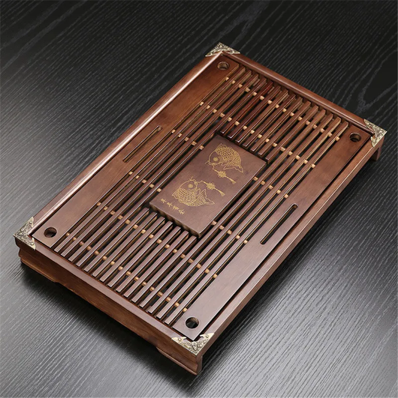 

Solid Wood Tea Tray Drainage Water Storage Kung Fu Tea Set Drawer Tea Board Table Chinese Tea Ceremony Tools Tea Table