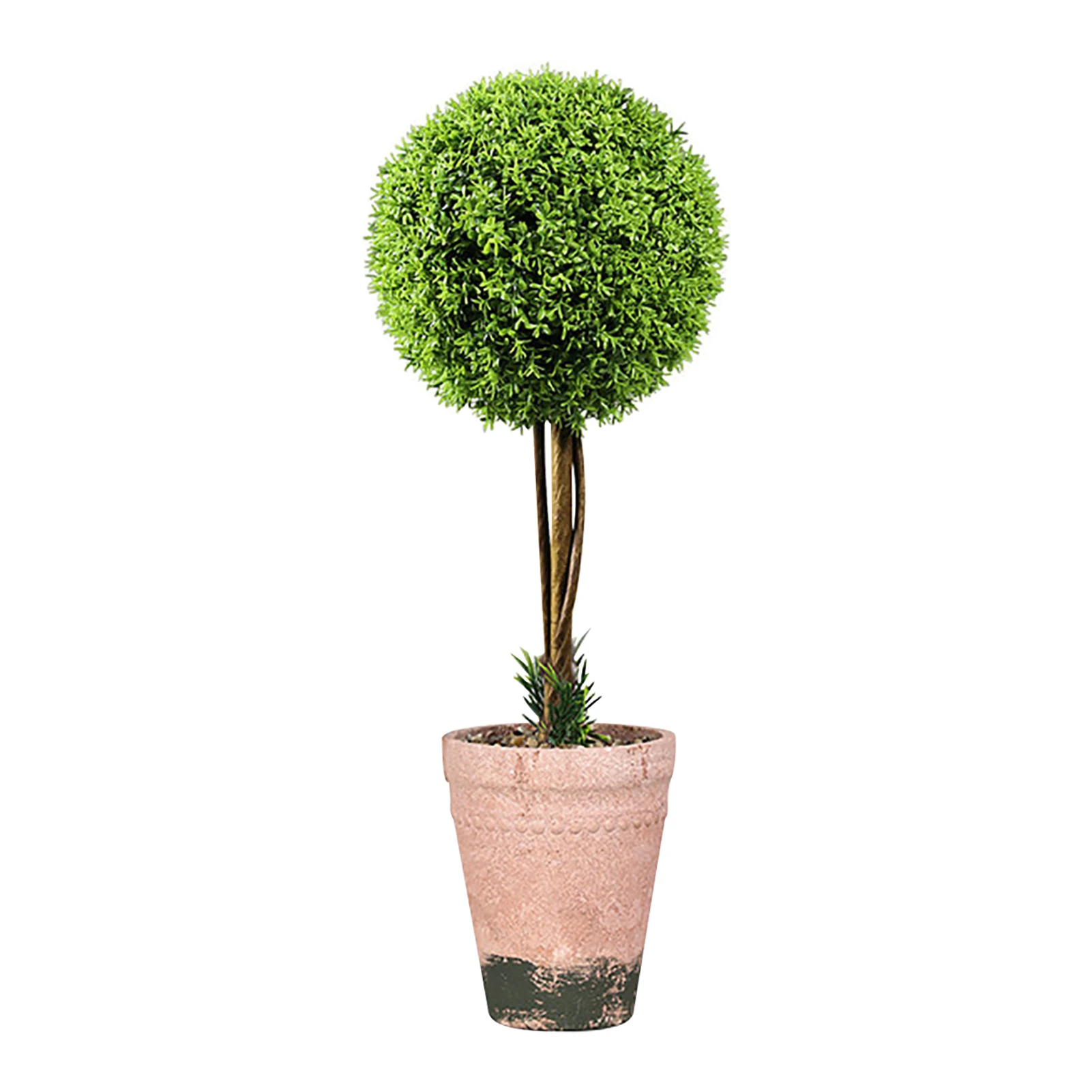 

Free Standing Balcony Plant Ornament Living Room Office Bonsai Gift Home Decor Artificial Topiary Tree Simulation Desktop Floor