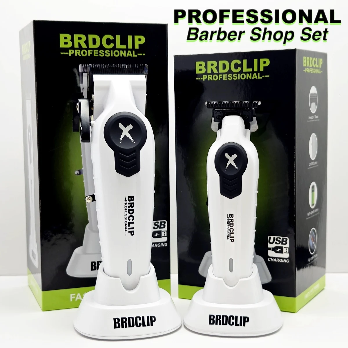 Профессиональная электрическая машинка для стрижки волос BRDCLIP FA1C триммер мужчин