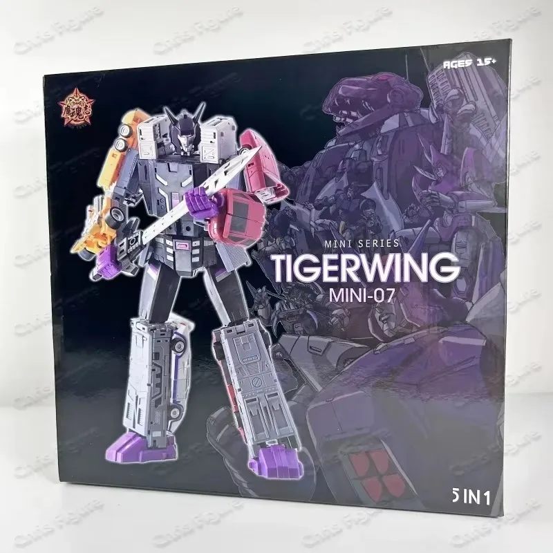 Фото В наличии: Трансформируемая игрушка 5 в 1 MHZ MH-MINI-07 TIGERWING Motormaster Menasor Breakdown Wildrider, фигурка-робот №5