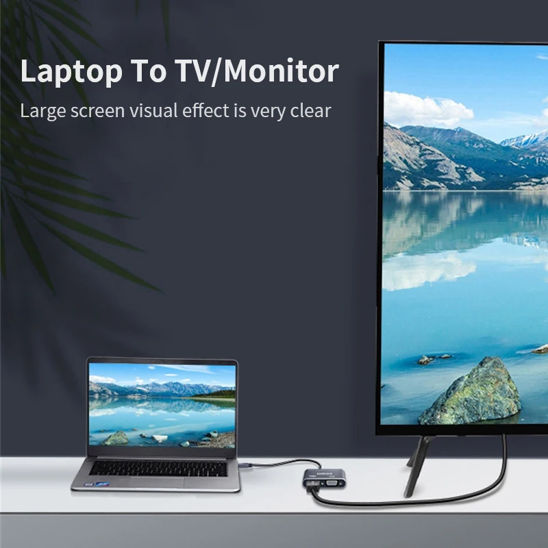 4K Mini Displayport DP к HDMI-совместимый кабель-адаптер HD 1080P VGA конвертер для Apple MacBook Air Pro