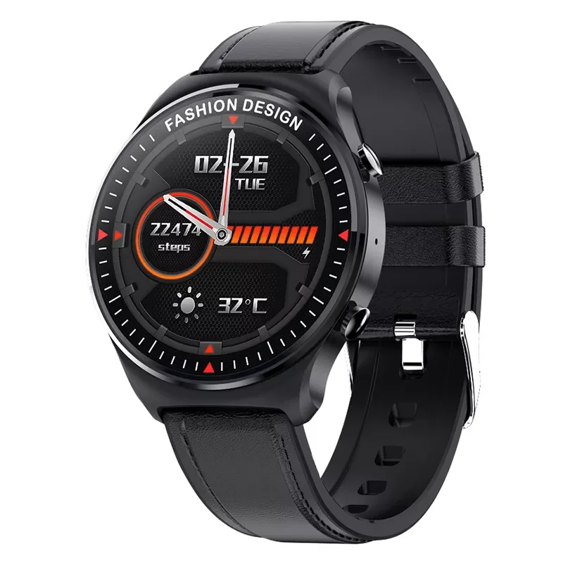 

360*360 HD Full Touch Smart Watch Men BT Calls Download Music Play Smartwatch Sport Waterproof Fitness Tracker Watch 1.32 inch