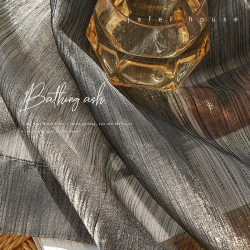 

Французские Роскошные черные тюлевые шторы для гостиной, спальни, затемняющее окно для экрана мечты, модное элегантное украшение для дома, ...