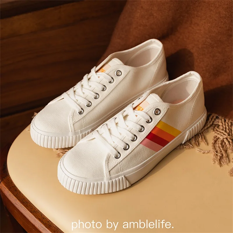 

Low-top Canvas Shoes Women's Spring New Student Lace-up Sneakers Small White Shoes