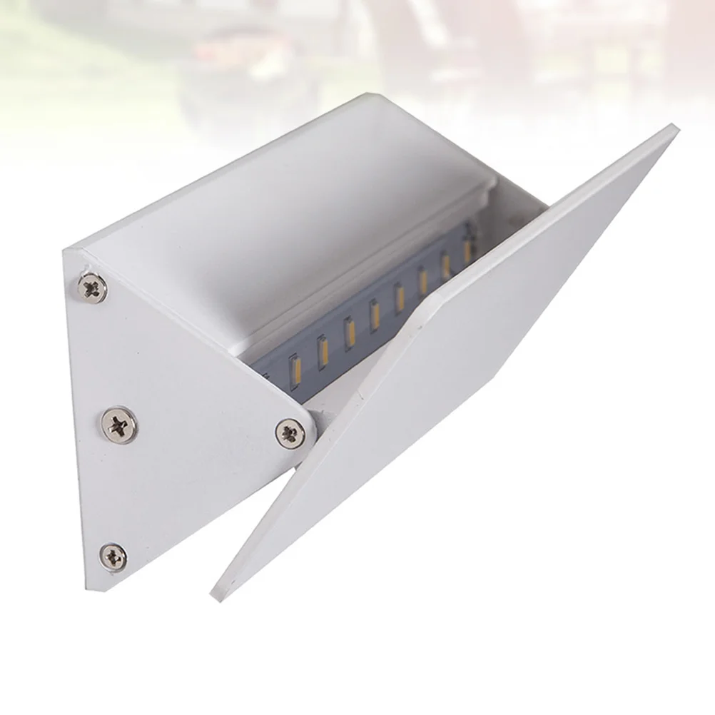 

Светодиодная лампа на солнечной батарее, светильник для садовых стен и наружных стен, освещение с питанием от энергии, для двора, улицы, забо...