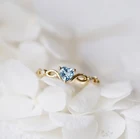 Модные свадебные кольца в форме сердца с кристаллами женские обручальные кольца из циркония Гламурные ювелирные изделия