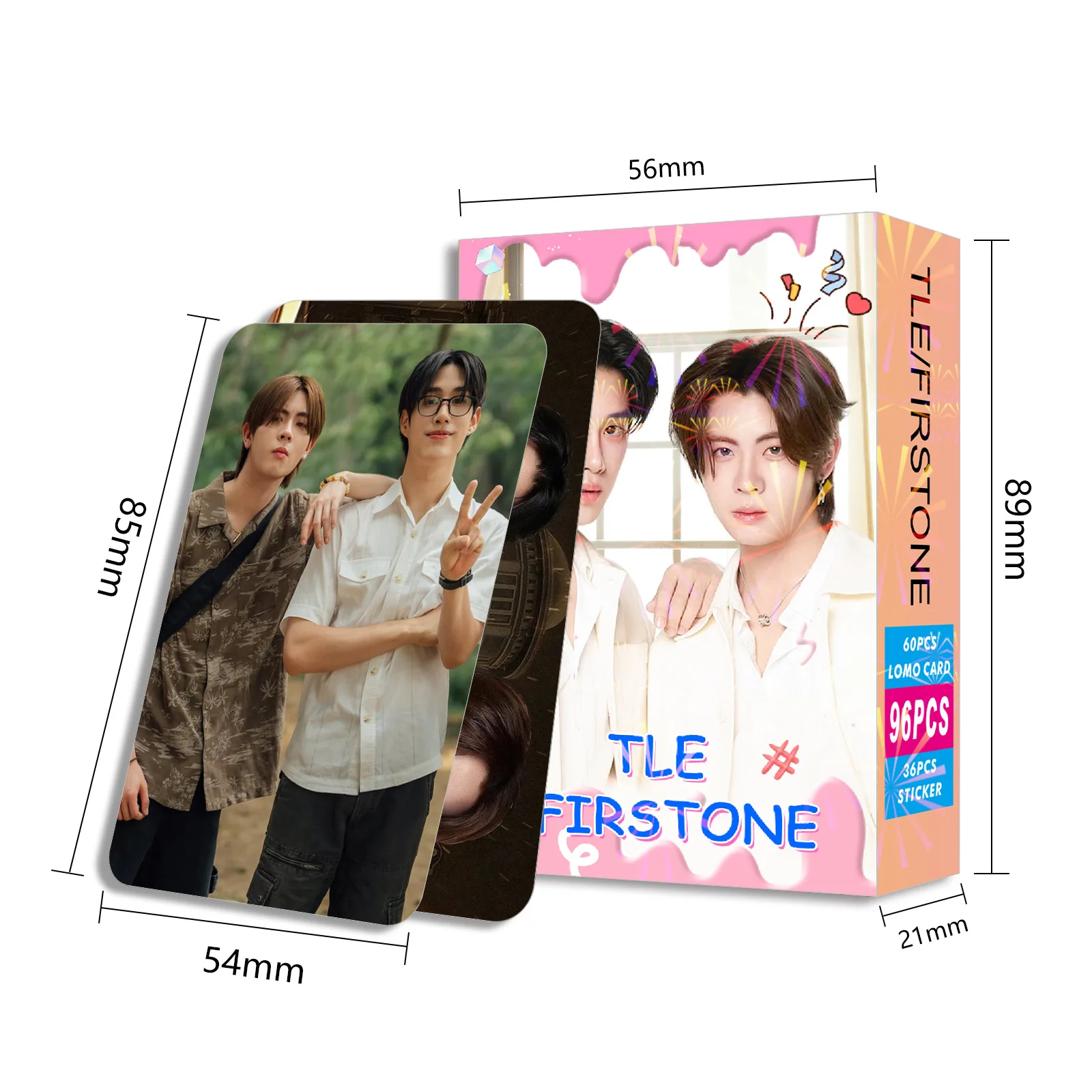 Фото Набор из 96 фотокарточек TleFirstone Fashion Boys Couple, стикеры Tle Firstone BL CP Magazine, открытки для фанатов, коллекционные фотокарточки №4