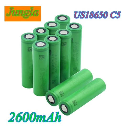 

10 Stuks 3.7 V Volt Oplaadbare US18650 VTC5 2600Mah VTC5 18650 Batterij Vervanging 3.7 V 2600Mah 18650 Batterijen