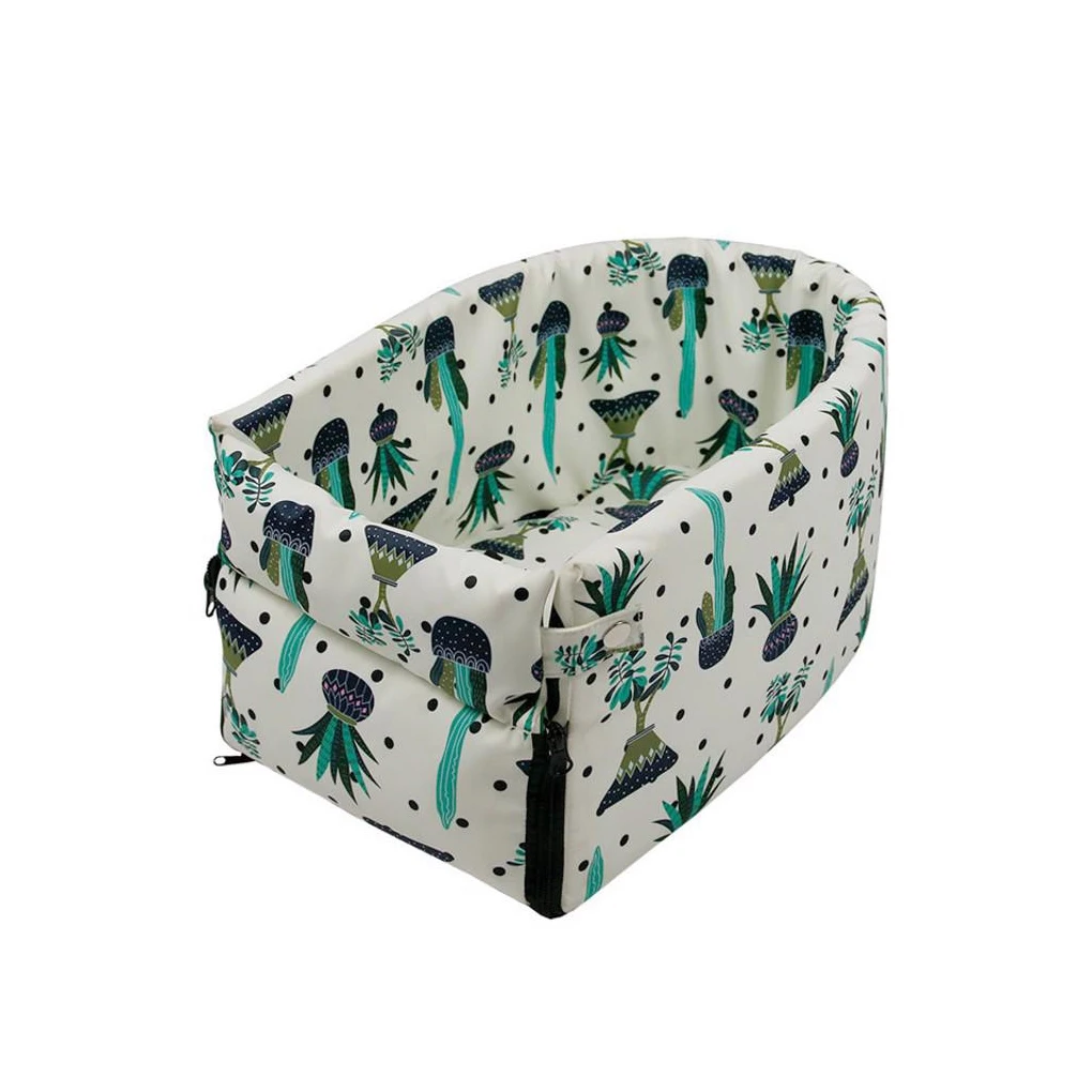 

Автомобильный домик для домашних животных с принтом кактуса, гнездо, переноска, универсальный багажник, путешествие для домашних животных