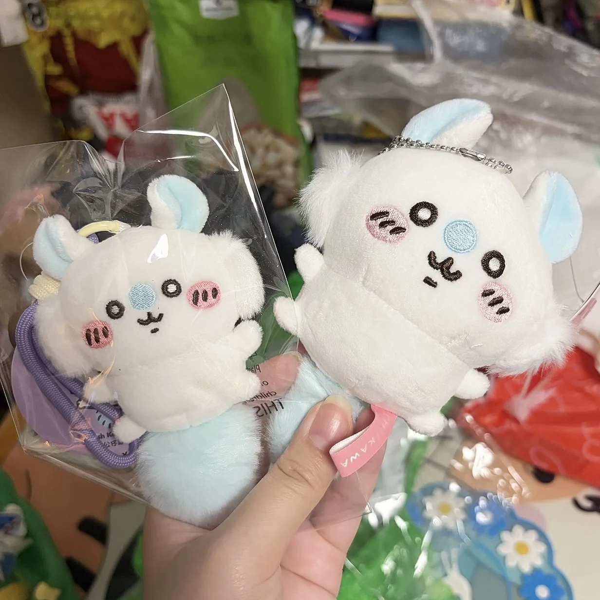 Оригинальный продукт: плюшевый брелок-подвеска Chiikawa Momonga (совместная коллекция), розовая плюшевая игрушка Hachiware Usagi, подарок на день рождения для девочки (art.: 3920dcaefbf96) - 3920dcaefbf96