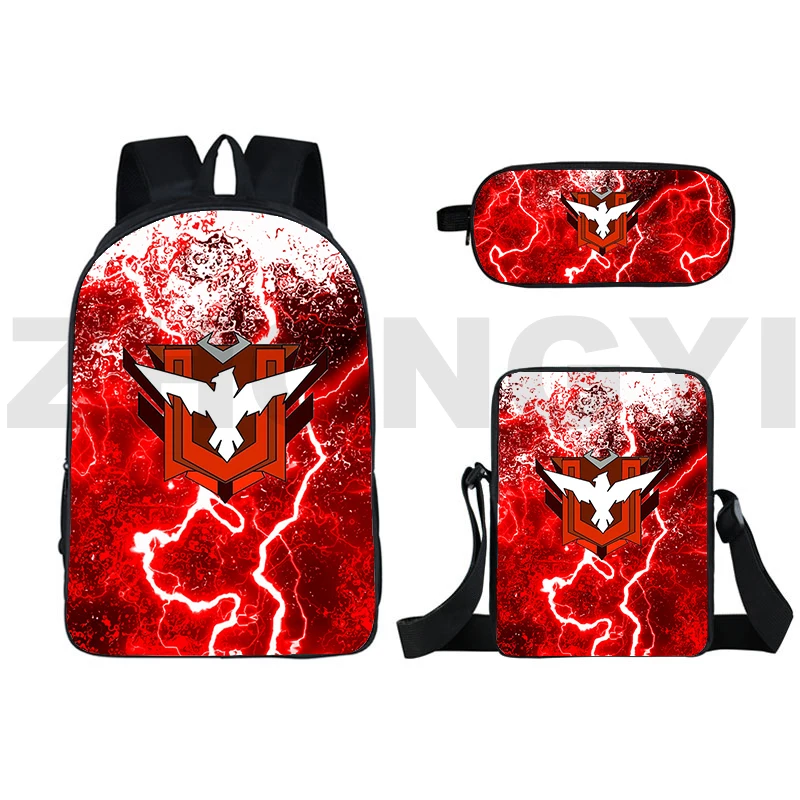 Модный холст Free Fire Garena 3D рюкзак 3 в 1 спортивный школьный для студентов колледжа