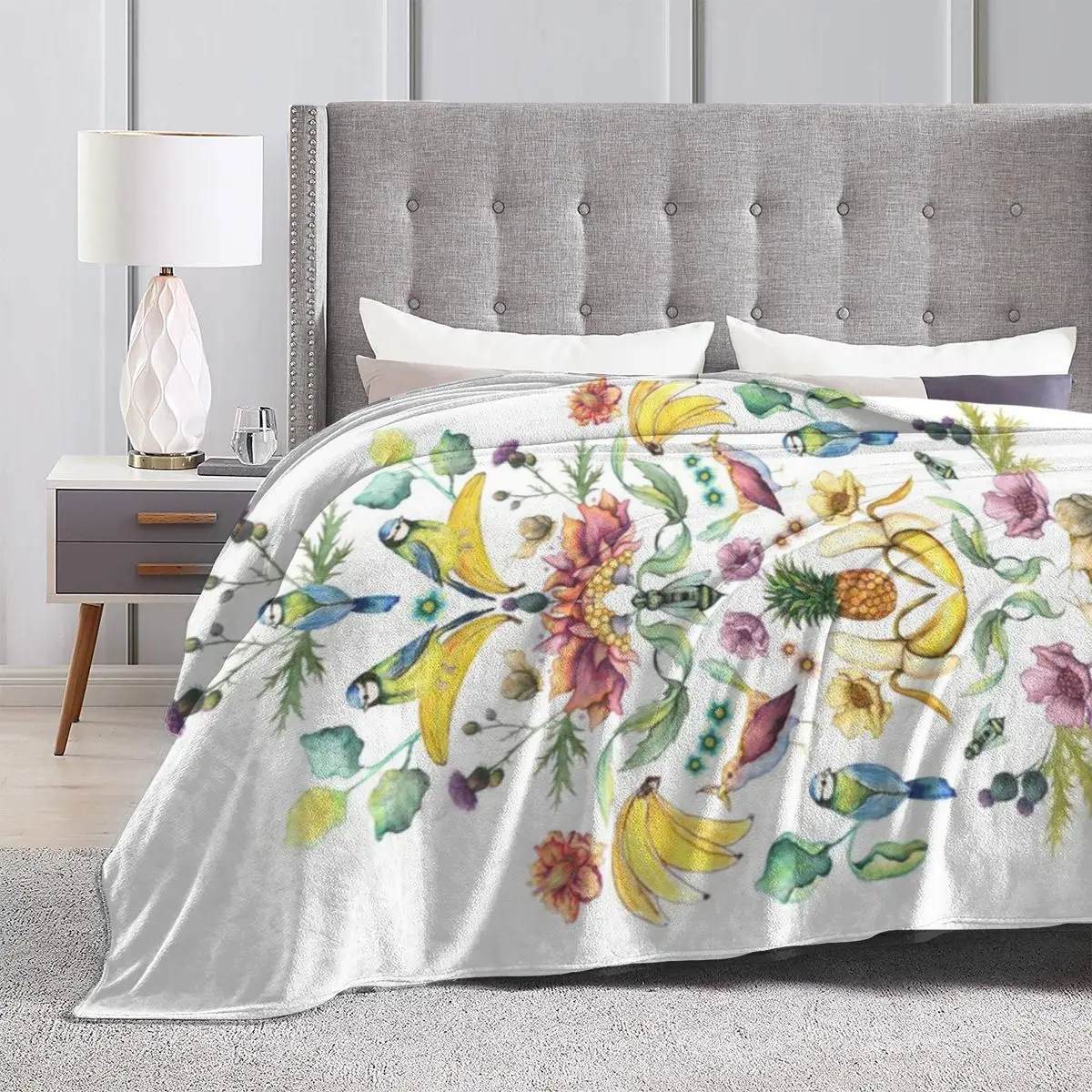 Jugend Goes Бананы! Ультрамягкое одеяло из микрофлиса