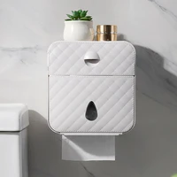 toilet roll holder waterproof paper towel holder wall mounted wc roll paper stand case tube storage box bathroom accessories