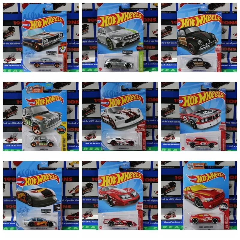 Фото Коллекционная модель автомобиля Hot Wheels Special Exclusive Mainline ZAMAC Red Edition Kroger, лимитированная серия, игрушка для хобби, подарок №4