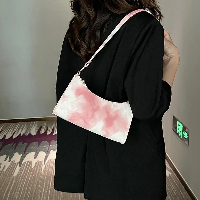 

2022 модные новые женские сумки ретро градиентные цвета искусственная кожа наплечная сумка на плечо повседневные женские сумки Хобо оптовая ...