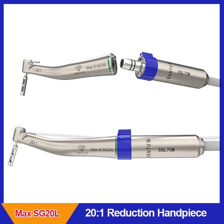 Низкоскоростной Den tal timax SG20L угловой для Implant mrówki светодиодный оптоволоконный