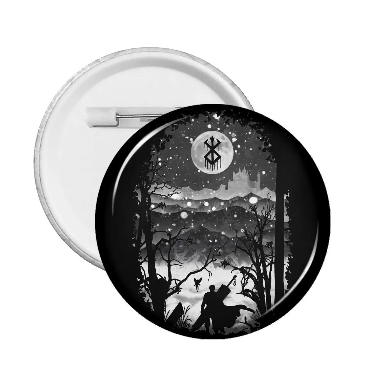 

Berserk Badges Guts Swordsman Gatsu Sacrifice Zodd Anime Lapel Pins for Bag Brooches 59mm Button Pin Jewelry Accessories Gift