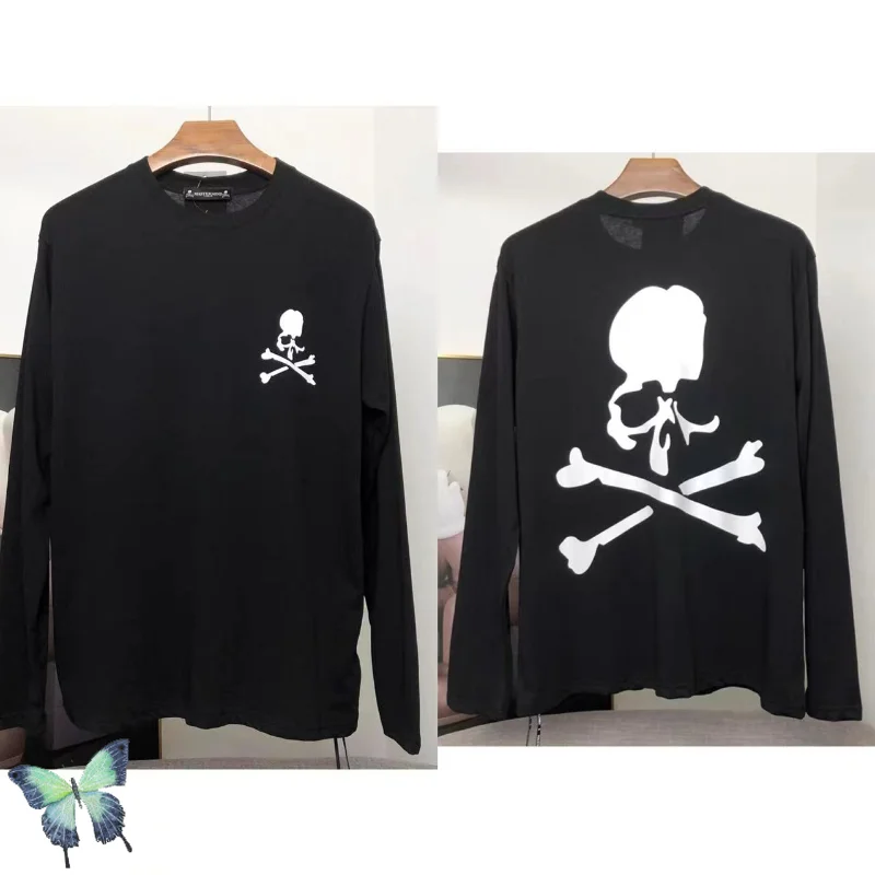 

MMJ Skull Print Loose Long Sleeve Sweathirt Mastermind Men Womne Pullover Sweatshirts