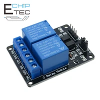 free shipping 5v 2 channel relay module low level triggered 2 way 2ch relay module with optocoupler expansion for arduino