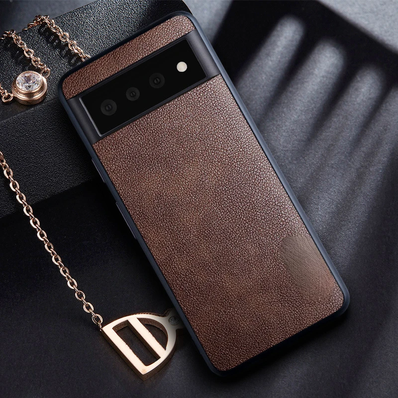 

Matte Thin Leather Case for Google Pixel 6 Pro Pixel6 Shockproof Cell Phone Protective Cover Funda