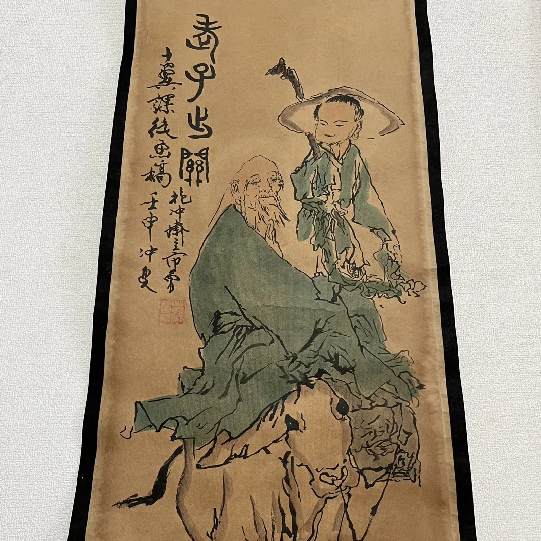 Китайская рисовая бумага для гостиной Свиток картина с четырьмя экранами