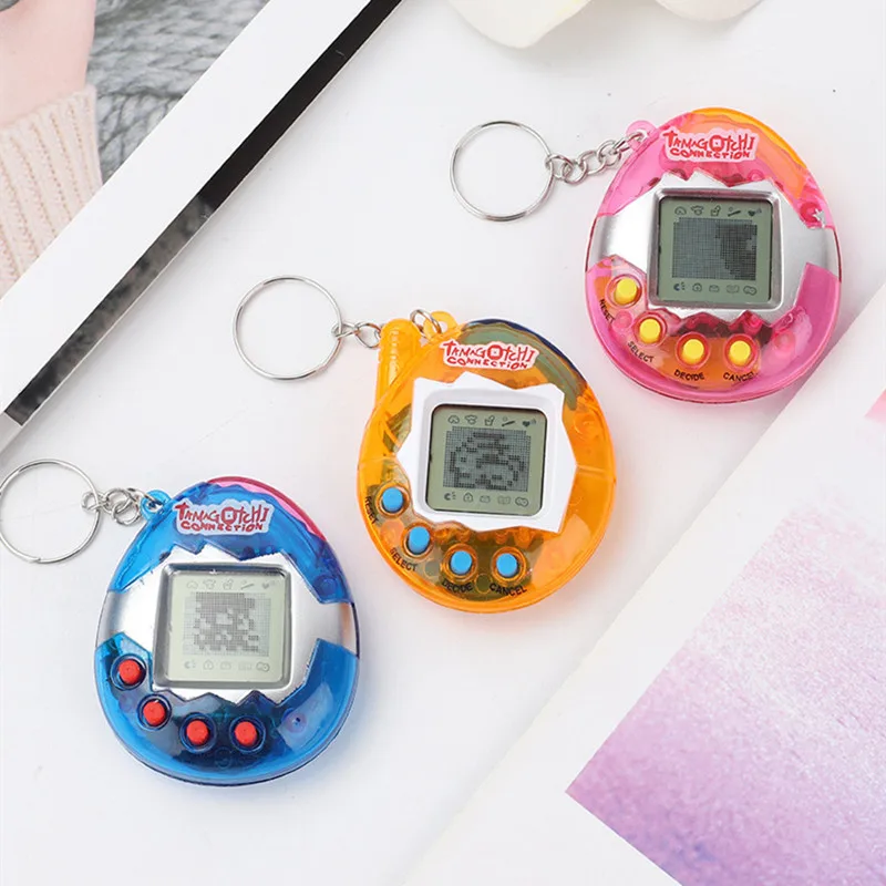 

1PCs Transparent Tamagotchi Electronic Pets 90S Nostalgic 49 Pets In One Virtual Cyber Toy Virtual Toys Electronic Robot Dog